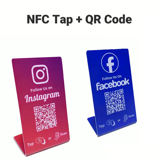 NFC Social Media Cards