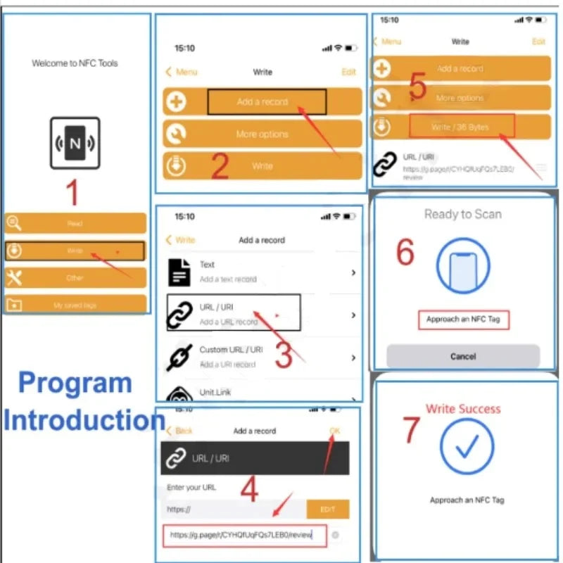 NFC Social Media Cards
