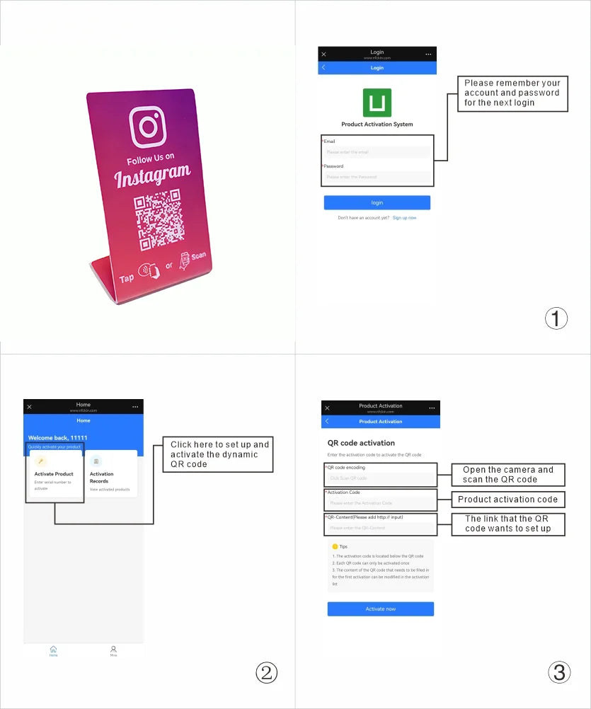 NFC Social Media Cards
